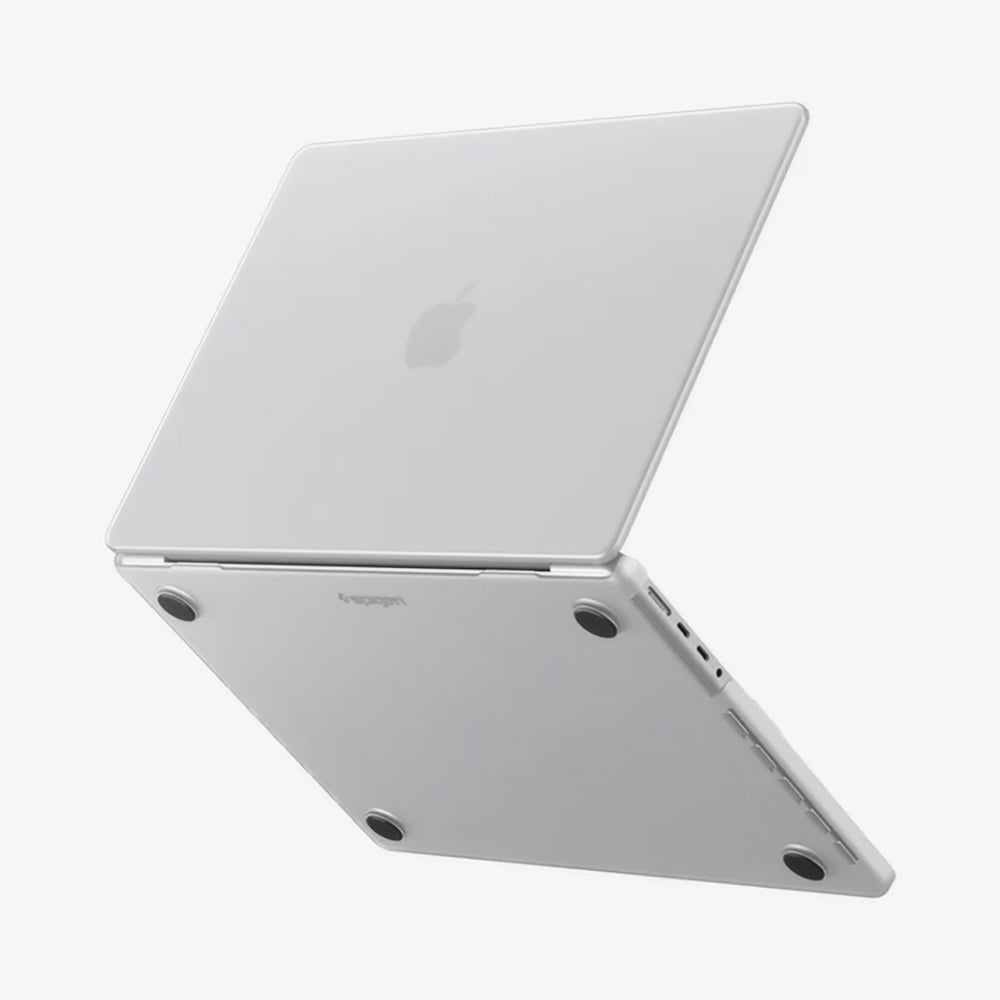 Spigen Airskin cover til Apple MacBook Pro 16inch (2026) / (2024) / (2023) / (2021), Satin Transparent ACS11526