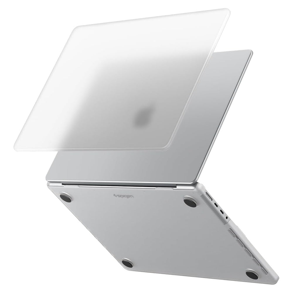 Spigen Airskin cover til Apple MacBook Pro 16inch (2026) / (2024) / (2023) / (2021), Satin Transparent ACS11526