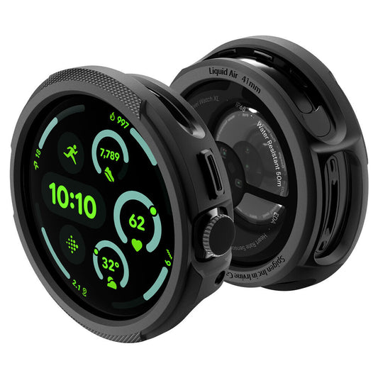 Spigen Liquid Air cover til Google Pixel Watch 4 41mm, Mat Sort ACS09483