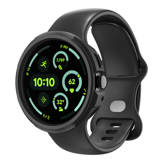 Spigen Liquid Air cover til Google Pixel Watch 4 45mm, Mat Sort ACS11222