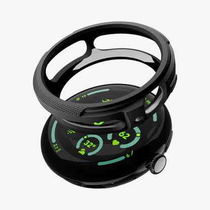 Spigen Liquid Air cover til Google Pixel Watch 4 45mm, Mat Sort ACS11222