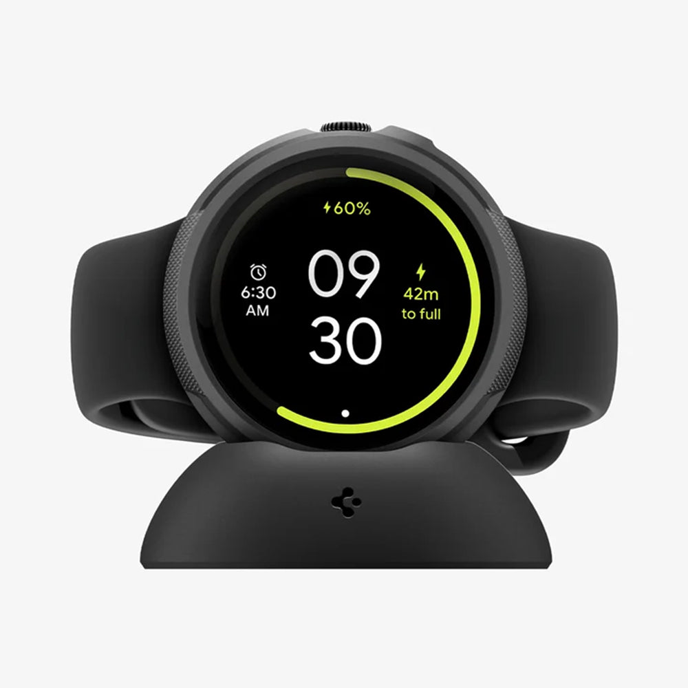 Spigen Liquid Air cover til Google Pixel Watch 4 45mm, Mat Sort ACS11222