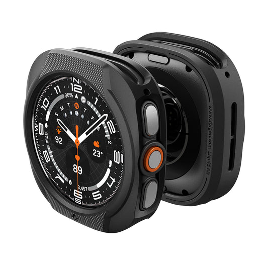Spigen Liquid Air cover til Samsung Galaxy Watch Ultra2, Mat Sort ACS11610