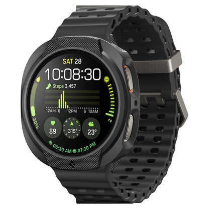 Spigen Liquid Air cover til Samsung Galaxy Watch8 44mm, Mat sort ACS09839