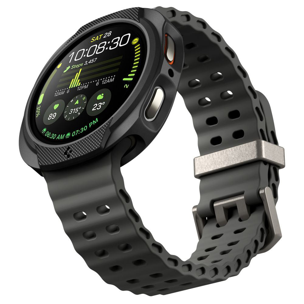 Spigen Liquid Air cover til Samsung Galaxy Watch8 44mm, Mat sort ACS09839