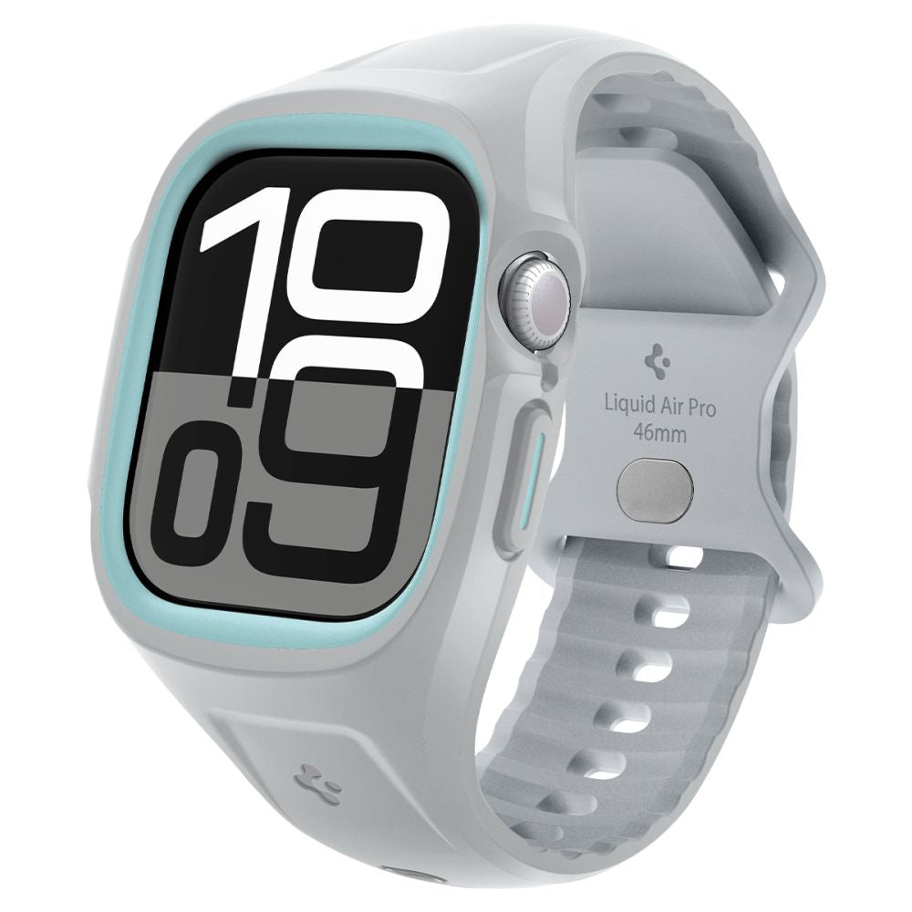 Spigen Liquid Air Pro cover til Apple Watch Series 10 / 11 46mm, Grå ACS09318