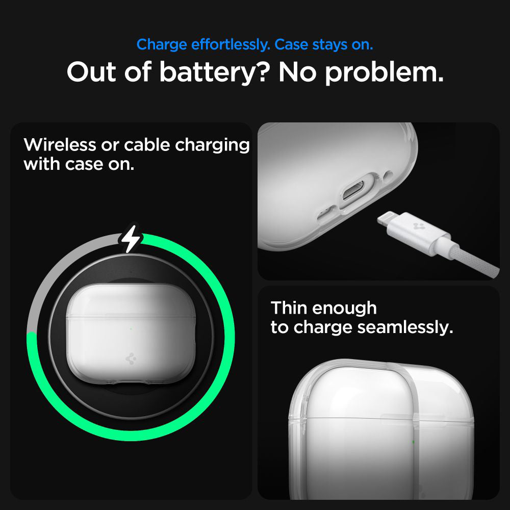 Spigen Liquid Crystal cover til Apple AirPods Pro 3, Transparent ACS10019