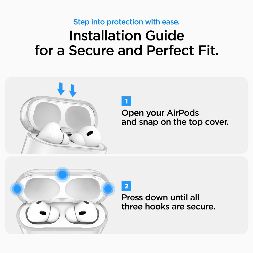 Spigen Liquid Crystal cover til Apple AirPods Pro 3, Transparent ACS10019
