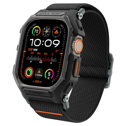 Spigen Lite Fit Pro-etui til Apple Watch Ultra Series, Mat Sort ACS07104