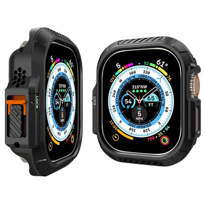 Spigen Lock Fit cover til Apple Watch Ultra Series, Mat Sort ACS06208