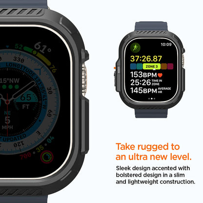 Spigen Lock Fit cover til Apple Watch Ultra Series, Mat Sort ACS06208