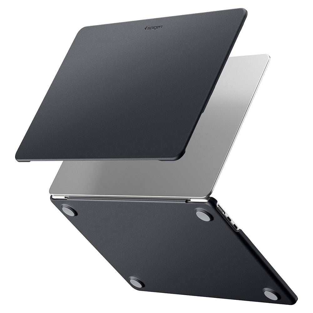 Spigen Nano Pop-etui til Apple MacBook Air 13 tommer (2026) / (2025) / (2024) / (2022), Sort ACS11269