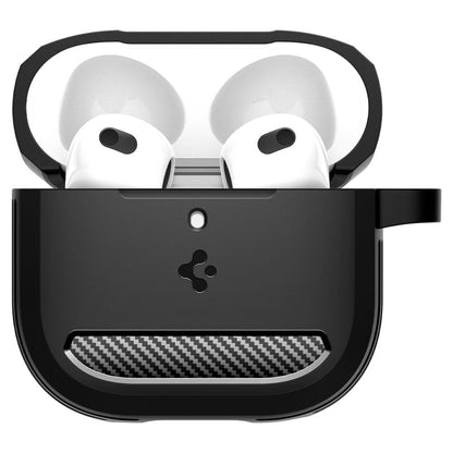 Spigen Rugged Armor etui til Apple AirPods 4, Mat Sort
