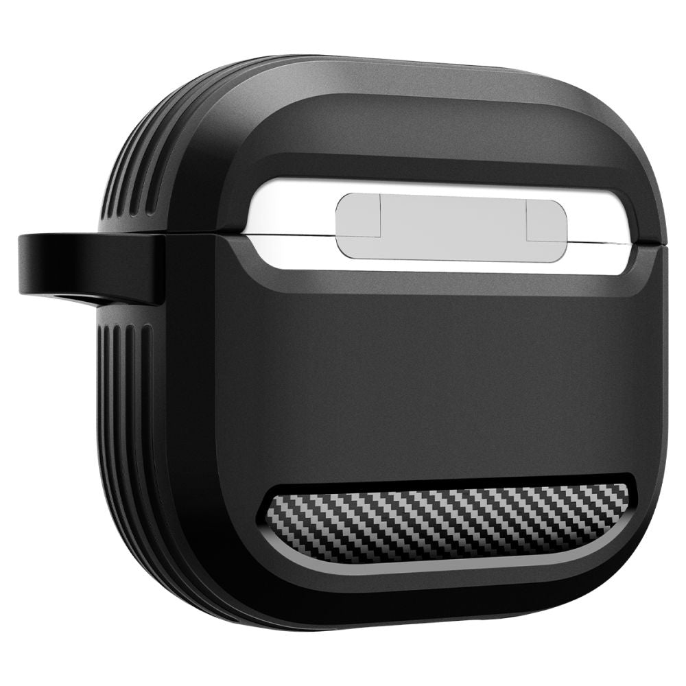 Spigen Rugged Armor etui til Apple AirPods 4, Mat Sort