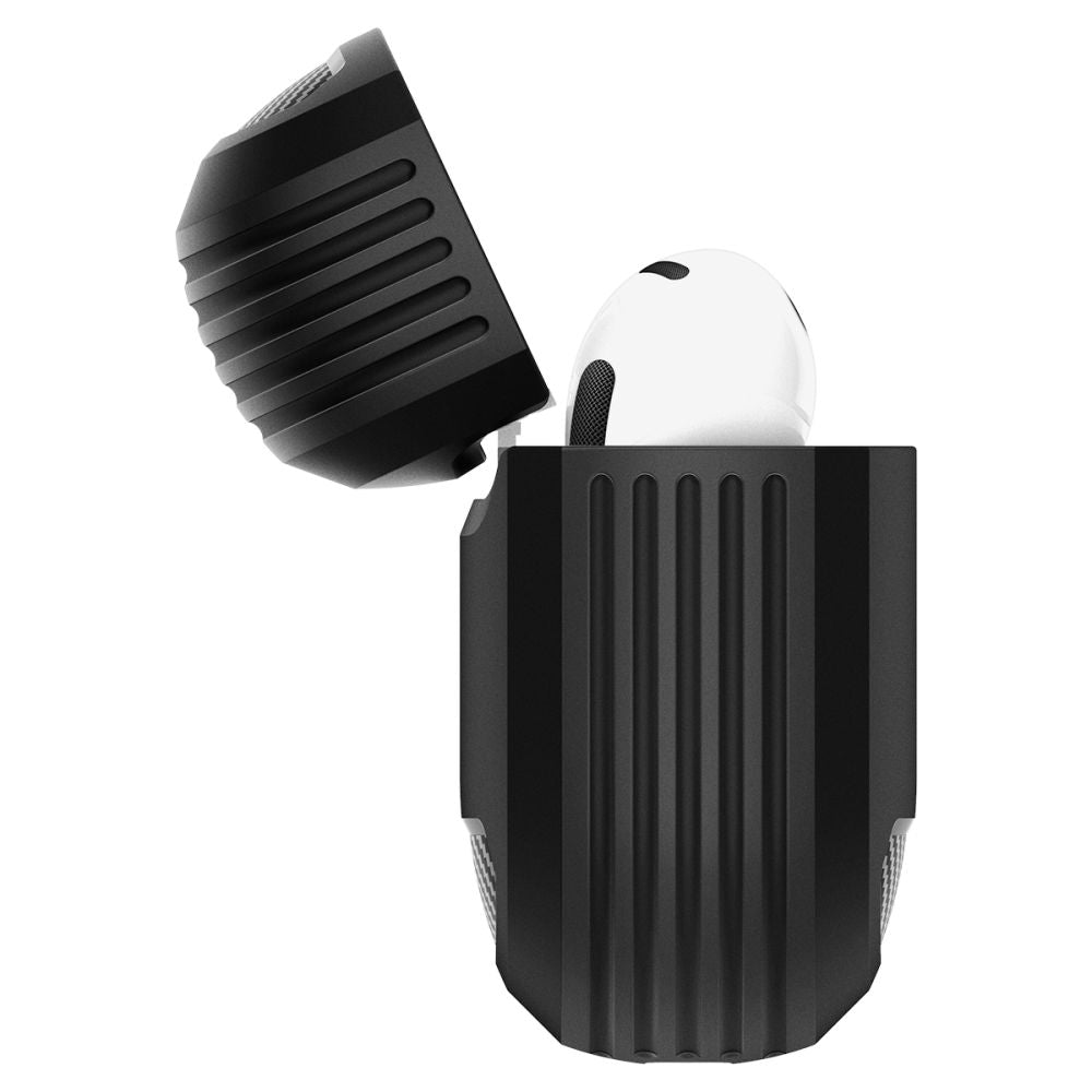 Spigen Rugged Armor etui til Apple AirPods 4, Mat Sort