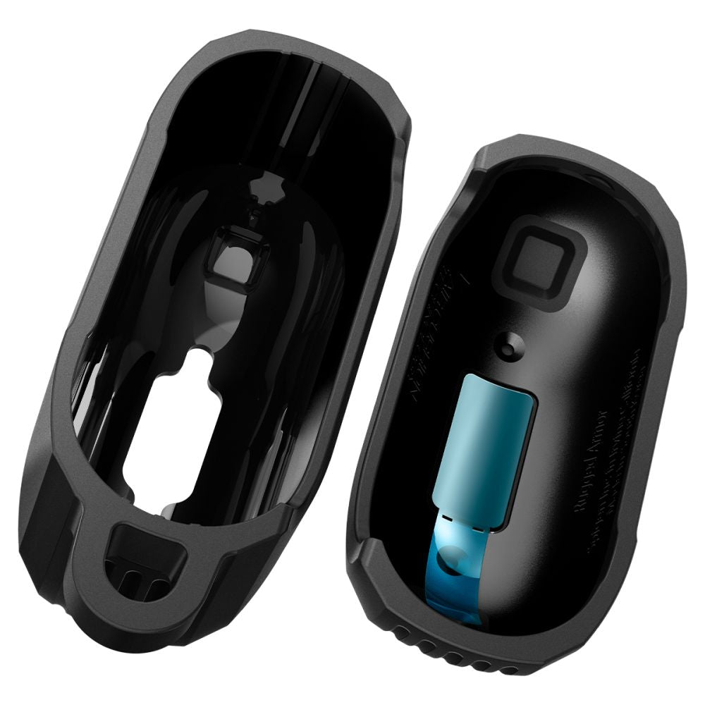 Spigen Rugged Armor etui til Apple AirPods 4, Mat Sort