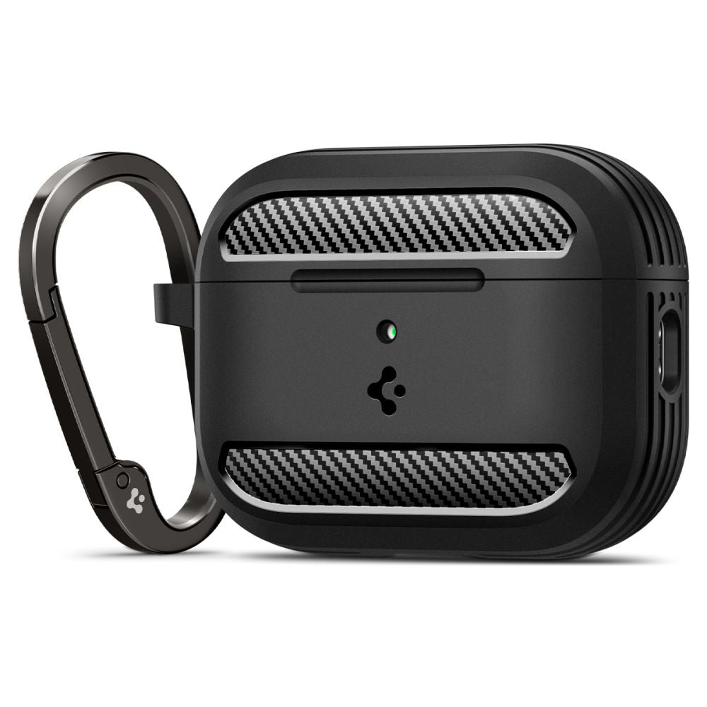 Spigen Rugged Armor etui til Apple AirPods Pro 3, Mat Sort ACS09822