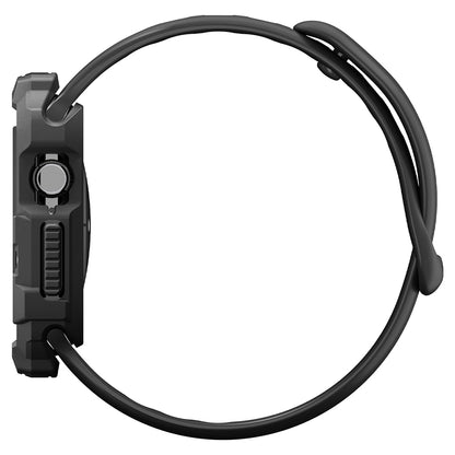 Spigen Rugged Armor-etui til Apple Watch Series 12 42 mm, mat sort ACS11877