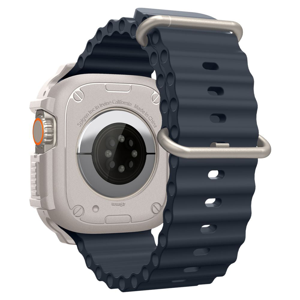 Spigen Rugged Armor etui til Apple Watch Ultra Series, Beige ACS07381