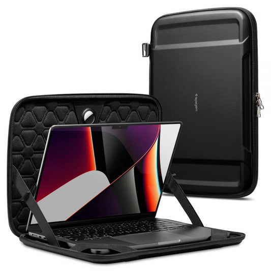 Spigen Rugged Armor taske til bærbar computer 13 tommer - 14 tommer, sort AFA04270