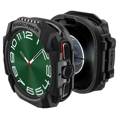Spigen Rugged Armor cover til Samsung Galaxy Watch Ultra, Sort