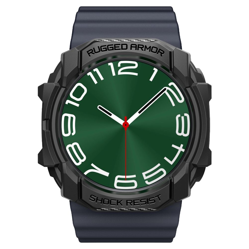 Spigen Rugged Armor cover til Samsung Galaxy Watch Ultra, Sort