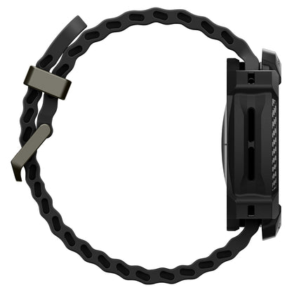 Spigen Rugged Armor cover til Samsung Galaxy Watch Ultra2, Mat Sort ACS11611