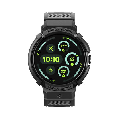 Spigen Rugged Armor Pro cover til Google Pixel Watch 41mm Series, Sort ACS09484