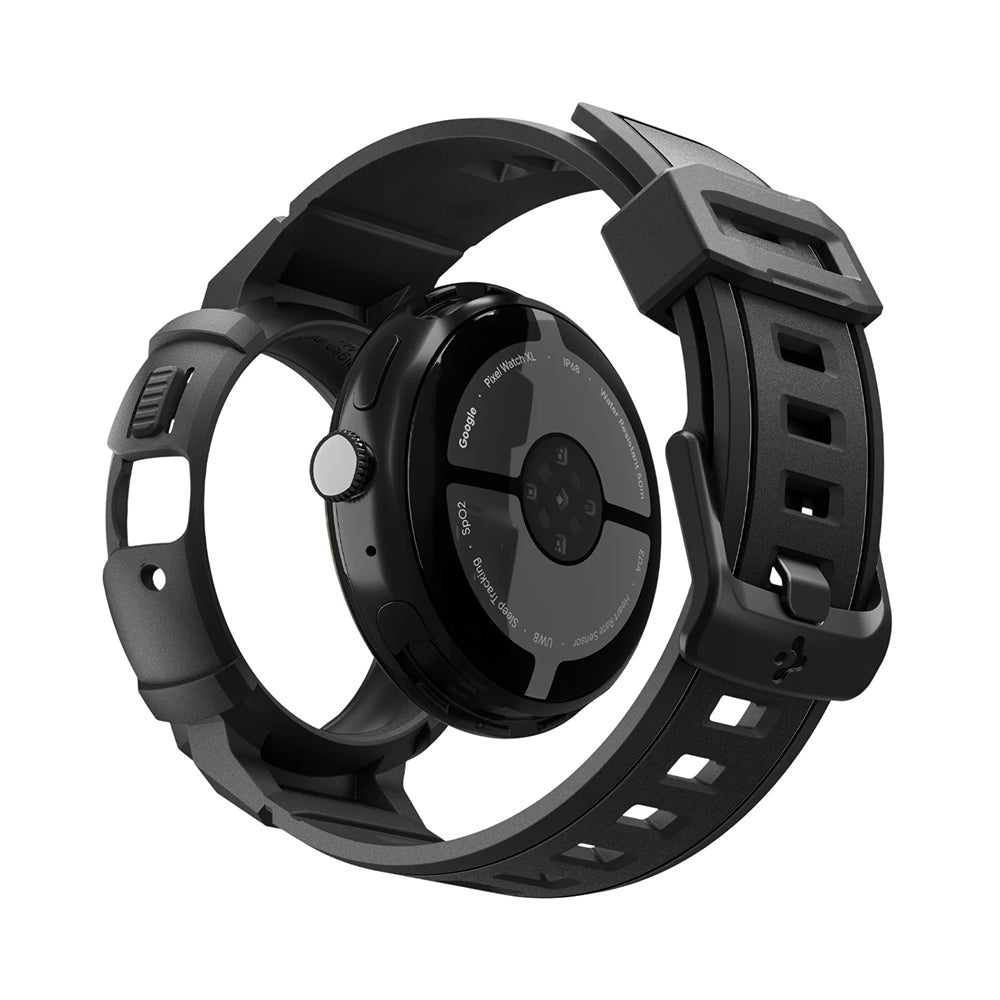 Spigen Rugged Armor Pro cover til Google Pixel Watch 41mm Series, Sort ACS09484