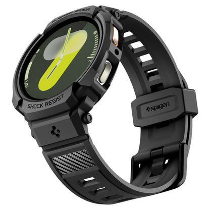 Spigen Rugged Armor Pro cover til Samsung Galaxy Watch8 40mm, Mat Sort ACS10005
