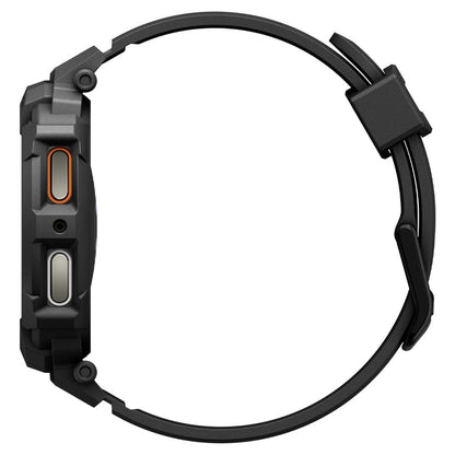 Spigen Rugged Armor Pro etui til Samsung Galaxy Watch8 44mm, Sort ACS10007