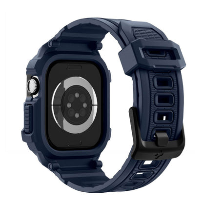 Spigen Rugged Armor Pro V2 etui til Apple Watch Series 10 / 11 42mm, Marineblå ACS10495