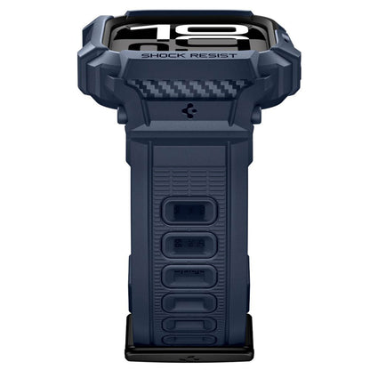Spigen Rugged Armor Pro V2 etui til Apple Watch Series 10 / 11 42mm, Marineblå ACS10495