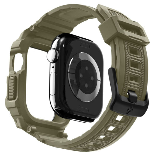 Spigen Rugged Armor Pro V2 etui til Apple Watch Series 10 46mm, Khaki