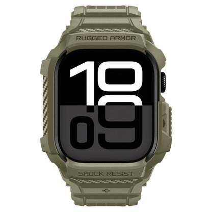 Spigen Rugged Armor Pro V2 etui til Apple Watch Series 10 46mm, Khaki