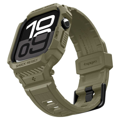 Spigen Rugged Armor Pro V2 etui til Apple Watch Series 10 46mm, Khaki