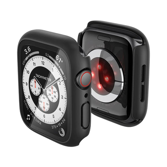 Spigen Thin Fit 360 cover til Apple Watch Series 44mm, Sort ACS11592