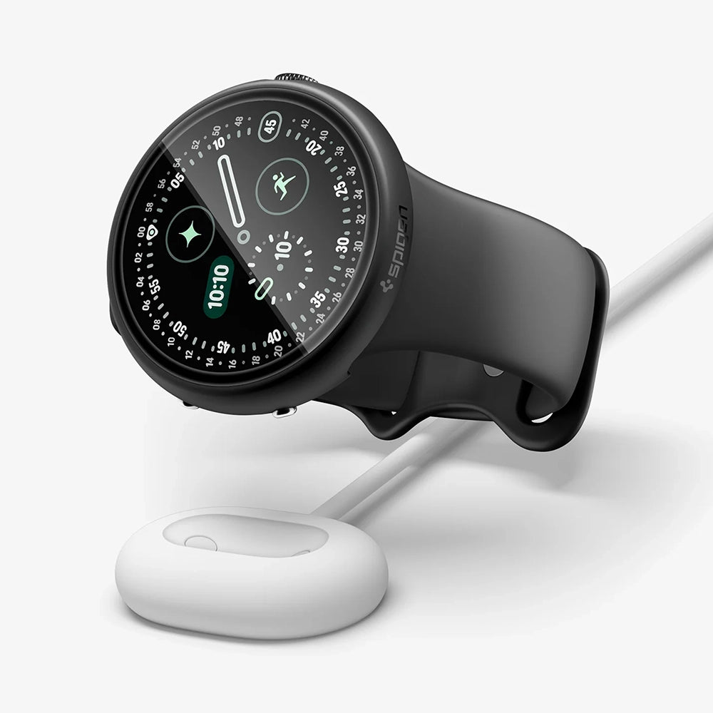 Spigen Thin Fit 360 cover til Google Pixel Watch 45mm Series, Sort ACS11746