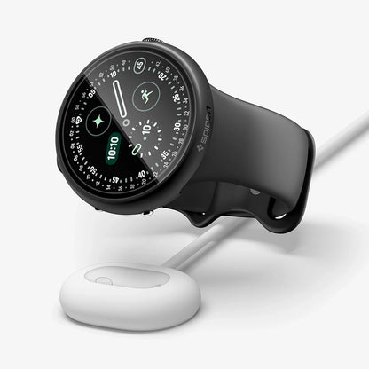 Spigen Thin Fit 360 cover til Google Pixel Watch 45mm Series, Sort ACS11746