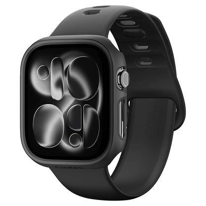 Spigen Thin Fit cover til Apple Watch 12 46mm, Sort ACS11890