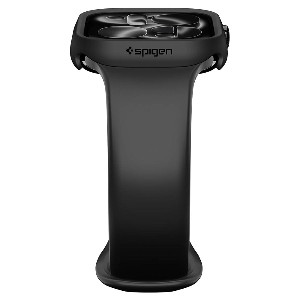 Spigen Thin Fit cover til Apple Watch 12 46mm, Sort ACS11890