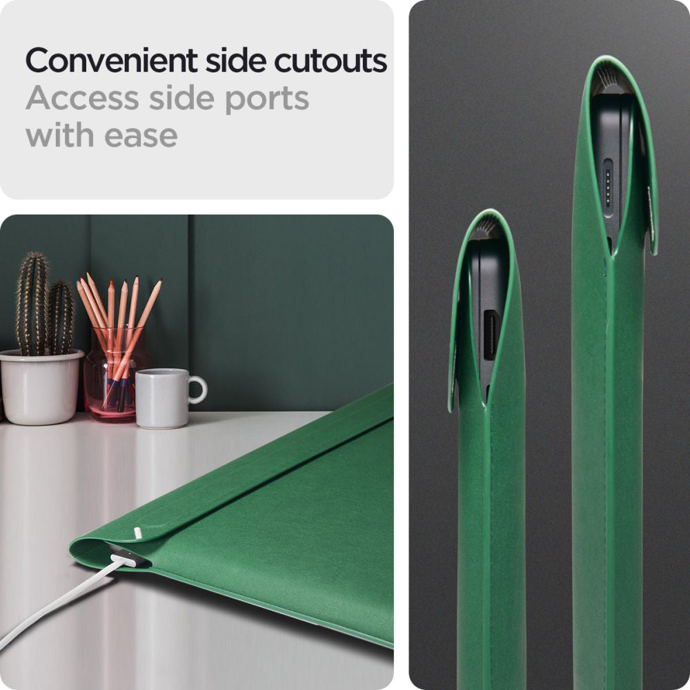 Spigen Valentinus cover til Laptop 15inch - 16inch, Grøn