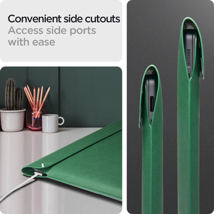 Spigen Valentinus cover til Laptop 15inch - 16inch, Grøn