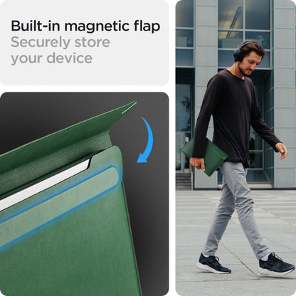 Spigen Valentinus cover til Laptop 15inch - 16inch, Grøn