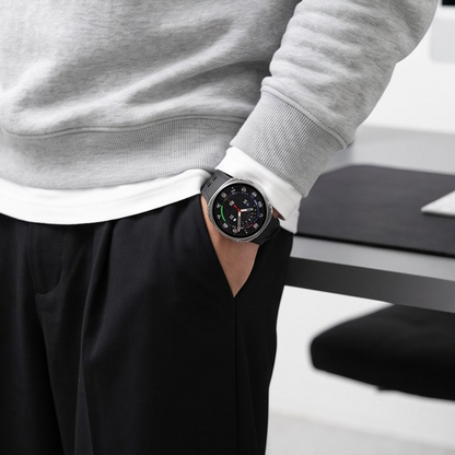 Tech-Protect Defense cover til Samsung Galaxy Watch9 / Watch8 40mm, sæt med 2 stk., sort / gennemsigtig