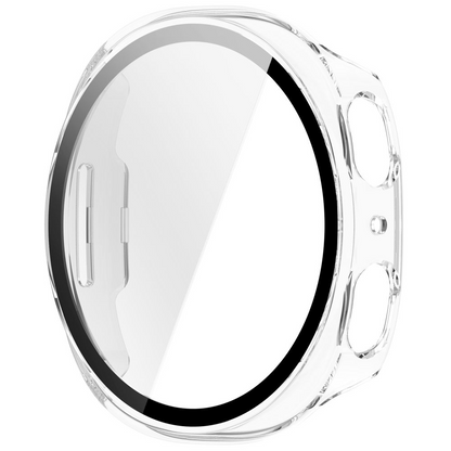 Tech-Protect Defense cover til Samsung Galaxy Watch 9 / Watch8 44mm, sæt med 2 stk., sort / gennemsigtig