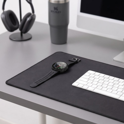 Tech-Protect Defense cover til Samsung Galaxy Watch 9 / Watch8 44mm, sæt med 2 stk., sort / gennemsigtig
