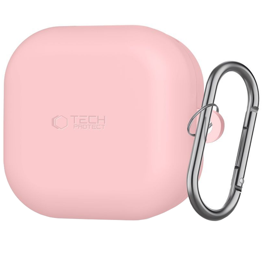 Tech-Protect Silicone Hook etui til Samsung Galaxy Buds4 / Buds4 Pro, Pink