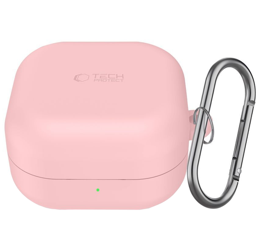 Tech-Protect Silicone Hook etui til Samsung Galaxy Buds4 / Buds4 Pro, Pink