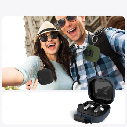Tech-Protect Slim Hook etui til Samsung Galaxy Buds4 / Buds4 Pro, Marineblå